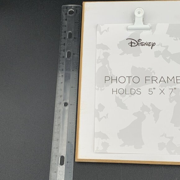 Disney Photo Frame 5” X 7” Mary Poppins Quote Wooden Back Stand New - Picture 4 of 4